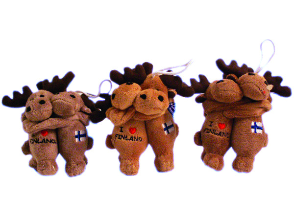 NORDIC SOUVENIR】ハグするムースぬいぐるみ10cm・フィンランド | 北欧